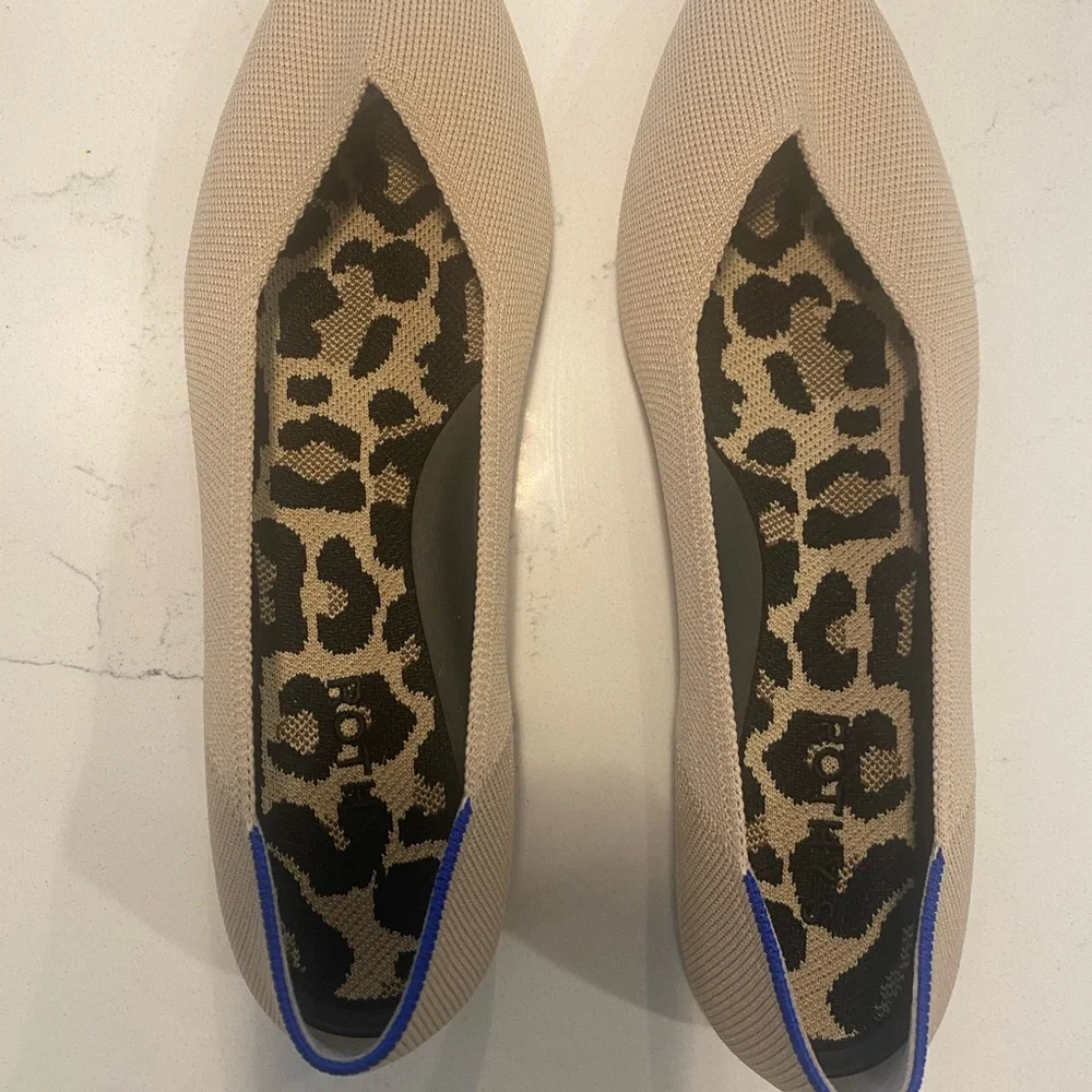 Rothy's the Point II size 10 in Ecru - Picture 7 of 9